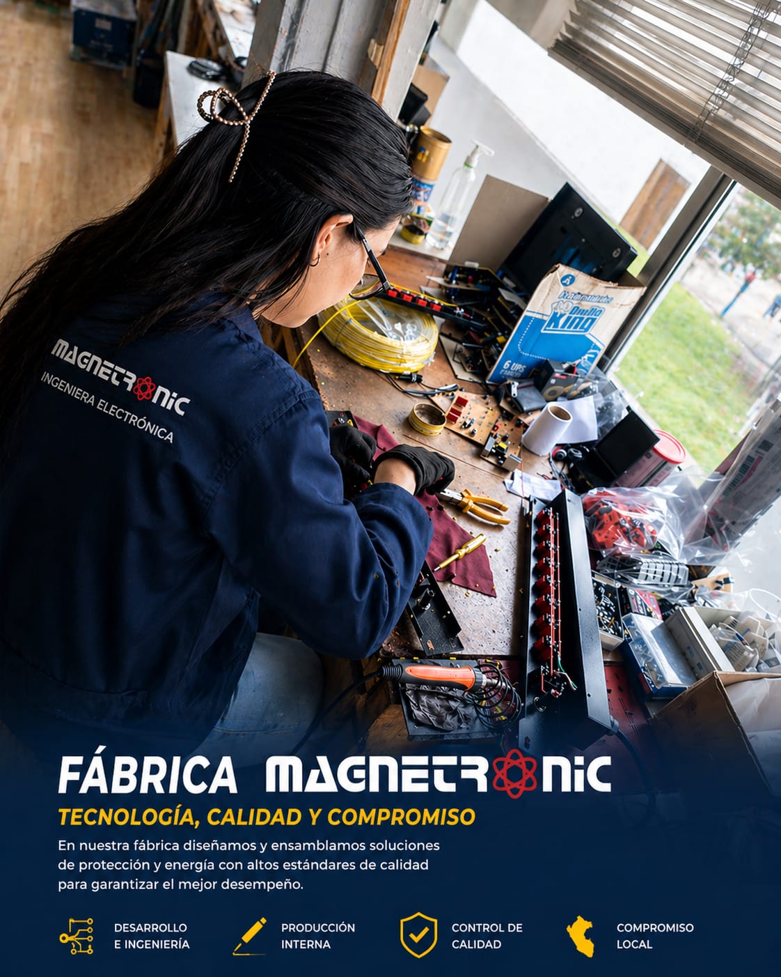 Personal de fabricación Magnetronic
