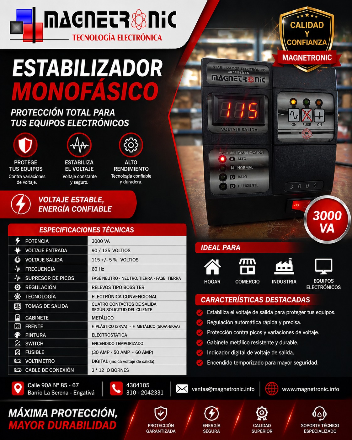 Equipo de protección electrónica