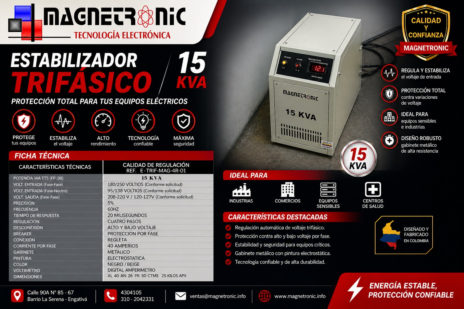 Multitoma o equipo eléctrico Magnetronic