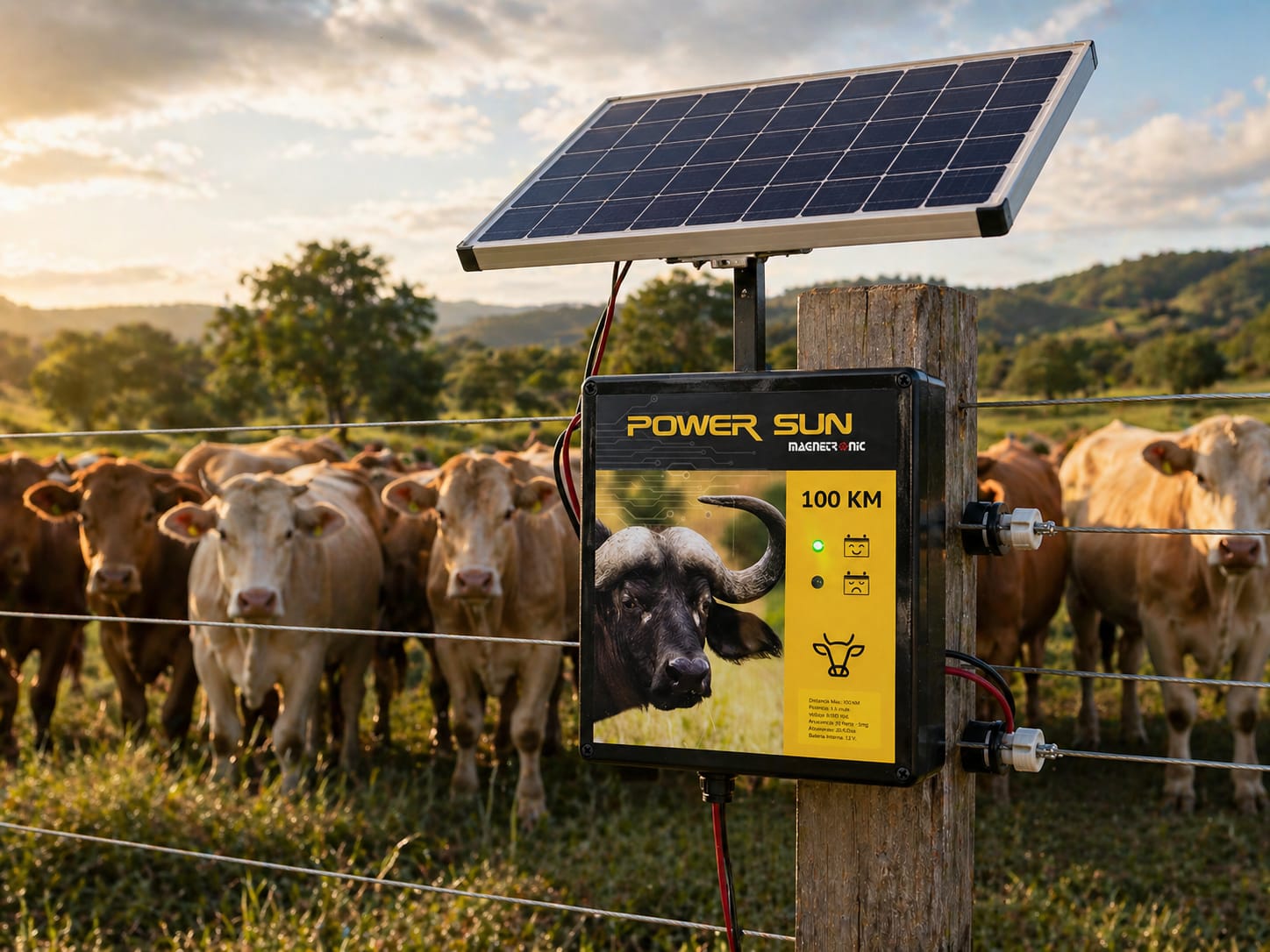 Control eléctrico para ganadería